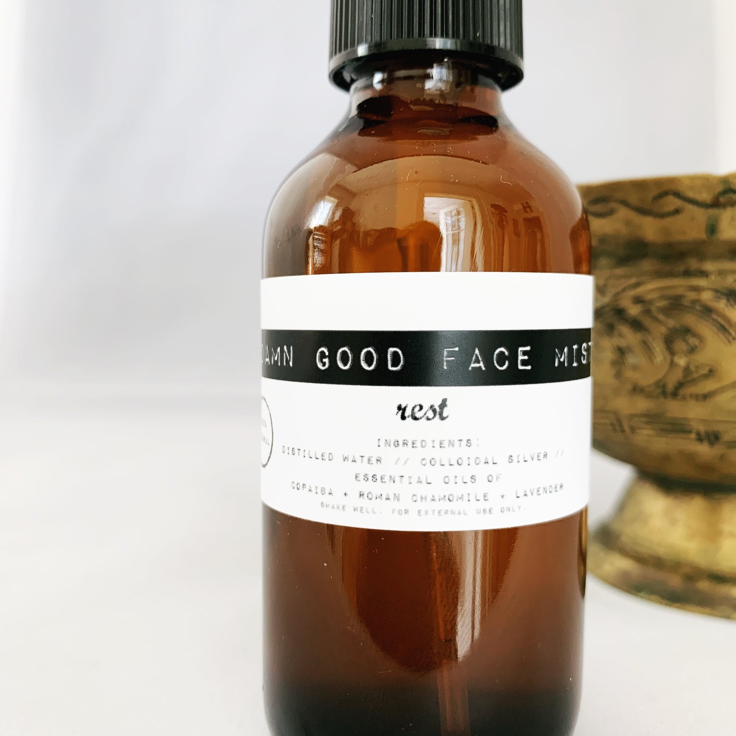 Damn Good Face Mist // Rest (copaiba + roman chamomile + lavender)