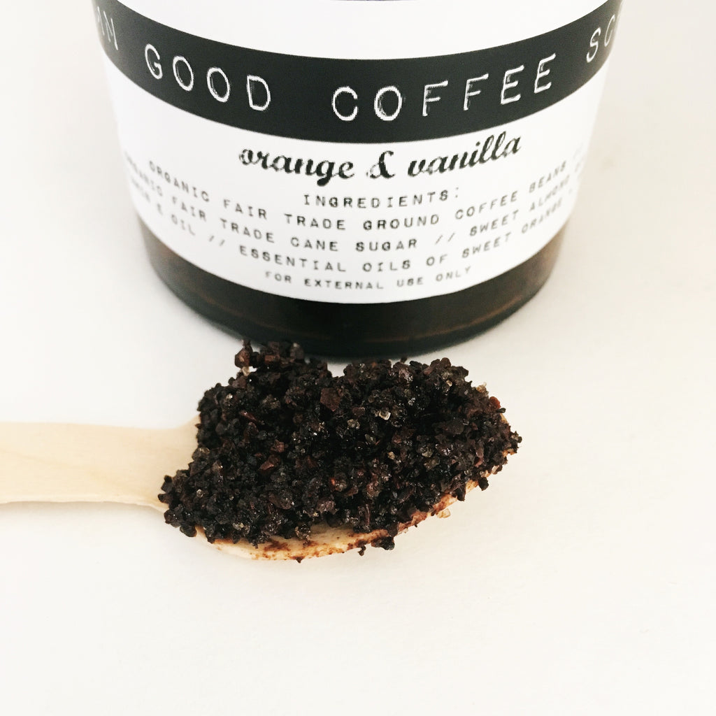 Damn Good Coffee Scrub // Orange + Vanilla