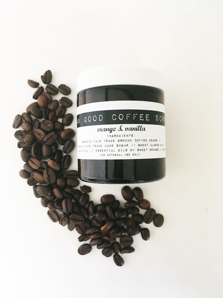 Damn Good Coffee Scrub // Orange + Vanilla