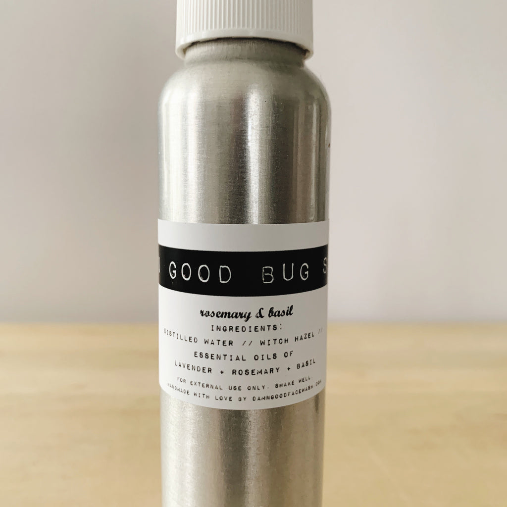 Damn Good Bug Spray // Rosemary + Basil