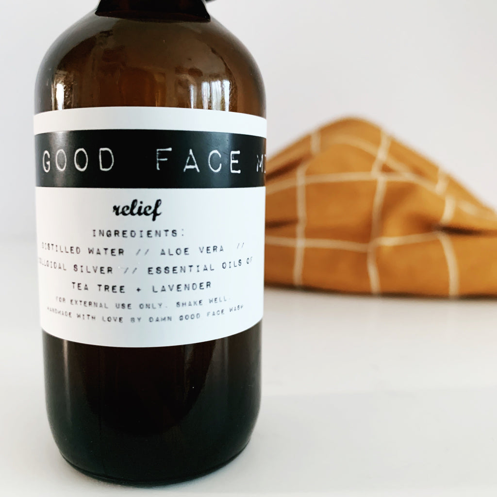 Damn Good Face Mist // Relief (tea tree +  lavender)