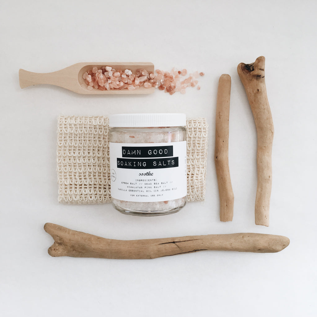 Damn Good Soaking Salts // Soothe