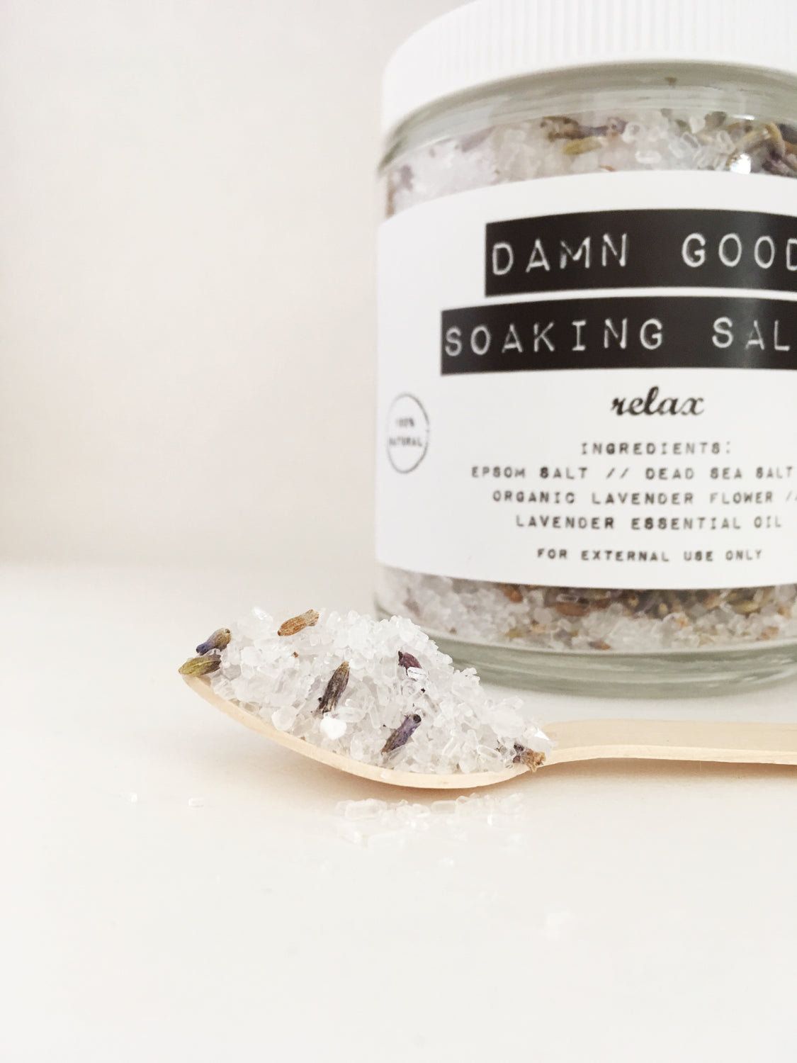 Damn Good Soaking Salts // Relax