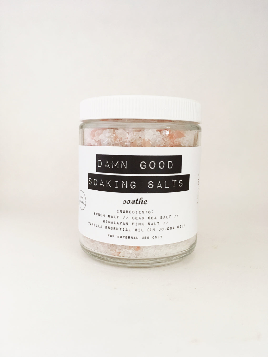 Damn Good Soaking Salts // Soothe