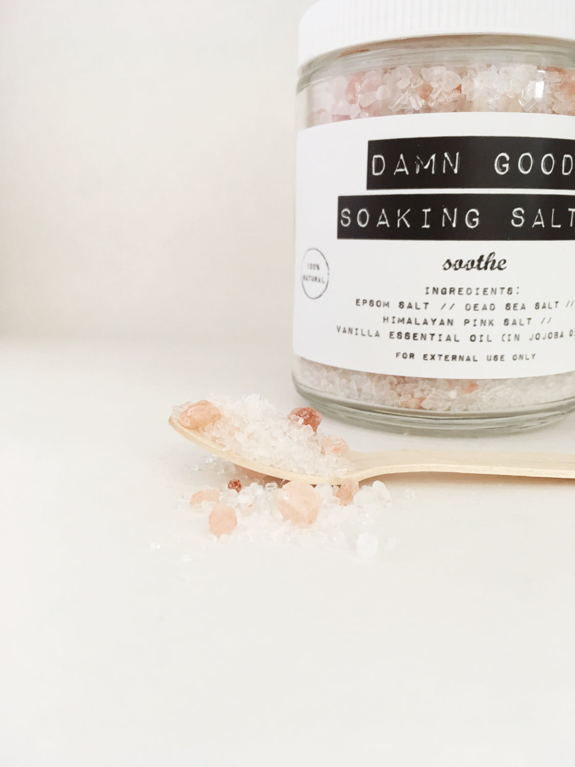 Damn Good Soaking Salts // Soothe