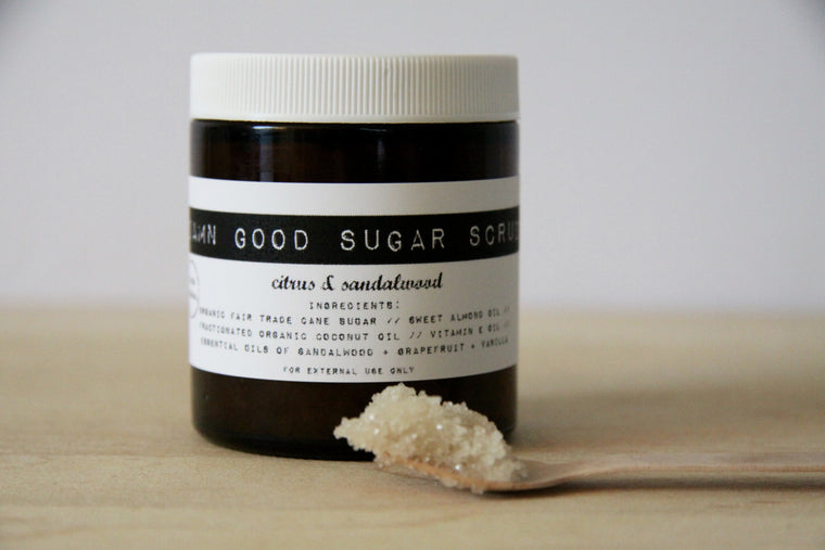 Damn Good Sugar Scrub // Citrus + Sandalwood
