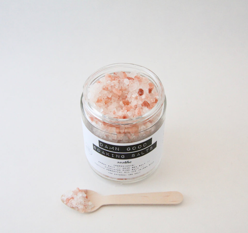 Damn Good Soaking Salts // Soothe