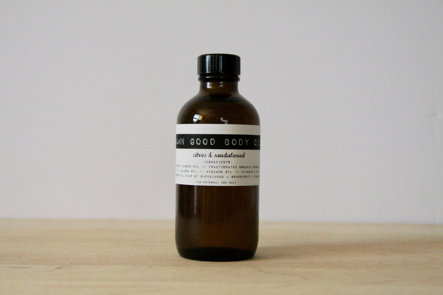 Damn Good Body Oil // Citrus + Sandalwood