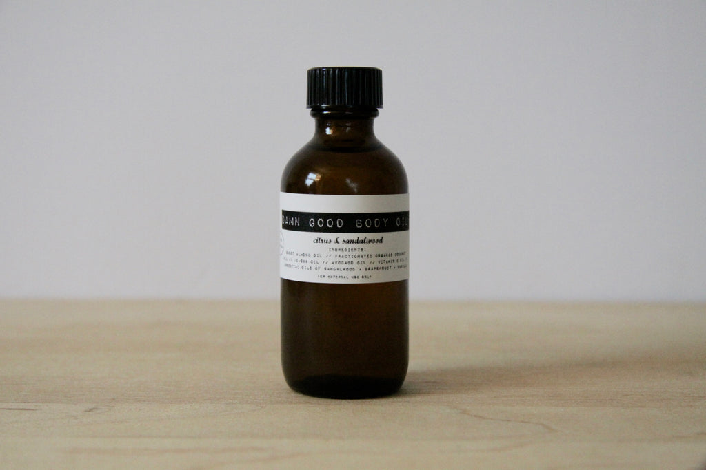 Damn Good Body Oil // Citrus + Sandalwood