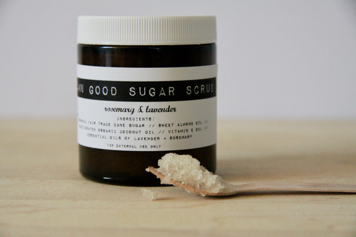Damn Good Sugar Scrub // Rosemary + Lavender
