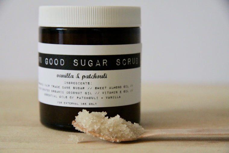 Damn Good Sugar Scrub // Vanilla + Patchouli