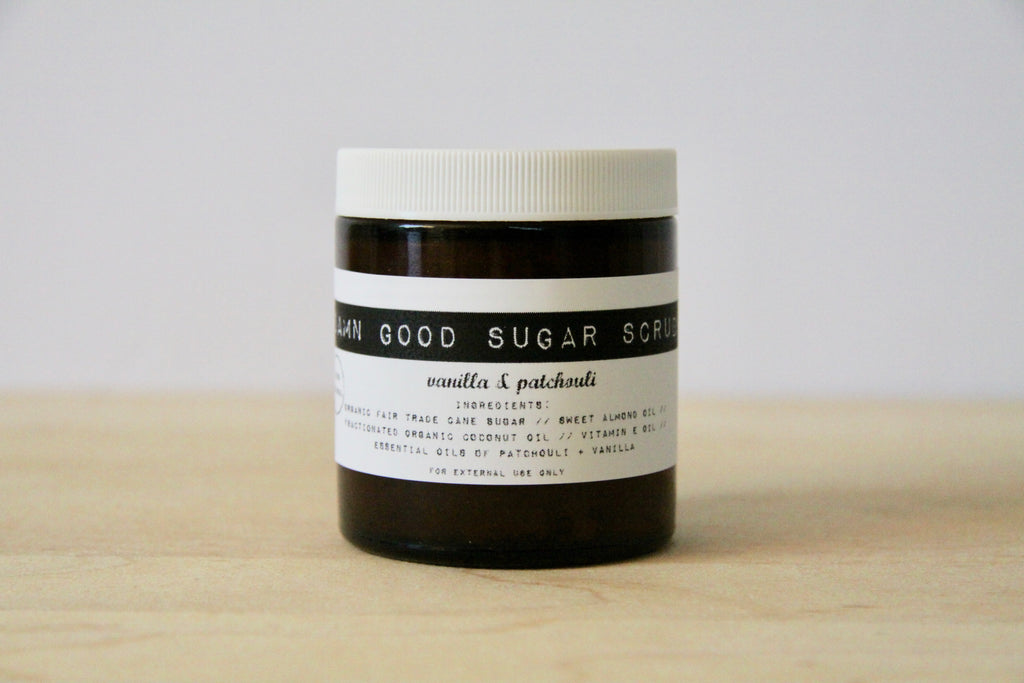 Damn Good Sugar Scrub // Vanilla + Patchouli